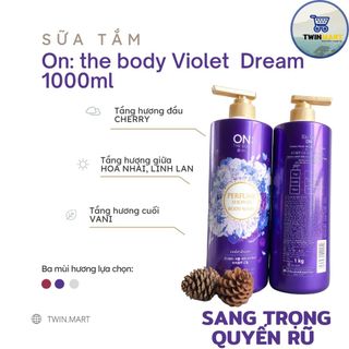 Date xa 2024 TPHCM Sữa tắm hương nước hoa On: The Body Perfume 2021 - Hàn Quốc Violet Dream