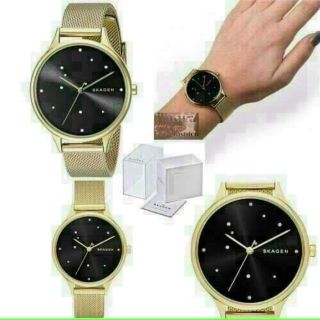 ĐỒNG HỒ SKAGEN LƯỚI VÀNG CAO CẤP