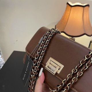 Túi đeo chéo hàng hiệu cao cấp dây phối xích cực đẹp XHBT169