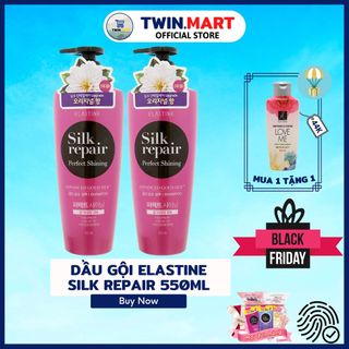 Dầu gội Elastine Silk Repair 120ml nhập khẩu Hàn Quốc - chai mini du lịch