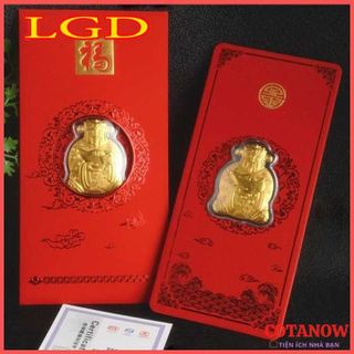 Quà tặng tết 2023 bao lì xì thần tài vàng đẹp hồng kong