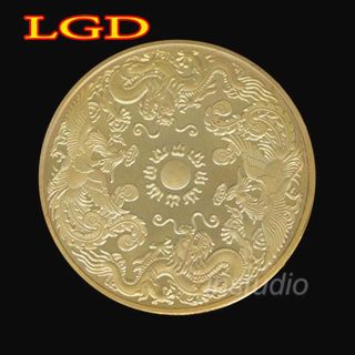 Lì xì tết đồng xu long phụng sum vầy 2023 tài lộc