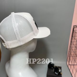 Mũ Lưỡi Trai Cao Cấp DSQ Nam nữ Khóa Gài Form Cứng  Phối Lưới Sau Trắng Đen Logo Thêu Nổi Thiết Kế Thời Trang Freesize