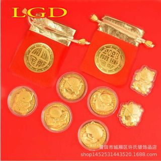 Quà biếu tết 2023 bao lì xì mèo vàng 24k