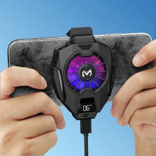 Quạt Tản Nhiệt Gaming Sò Lạnh DL05 Làm Mát Siêu Nhanh - Hỗ Trợ Chơi Game PUBG FF ROS - Hiển Thị Nhiệt Độ