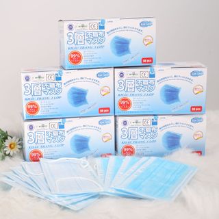 Khẩu trang y tế 3 lớp Kim Sora - 50 cái/ hộp - 50 hộp/ thùng