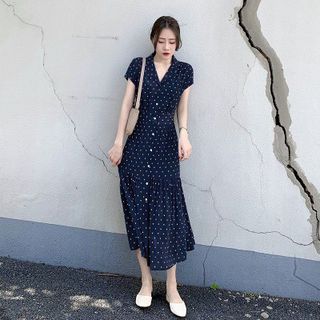 ĐẦM XÒE CHẤM BI CÁNH DƠI - DT1663