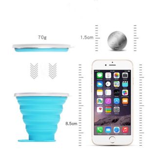 Cốc Silicon Gấp Gọn Chịu Được Nhiệt Độ Cao