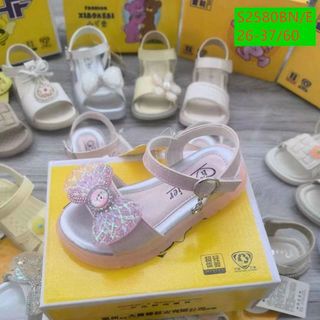 Sandal trẻ em/bé gái quai ngang chất da mềm êm chân