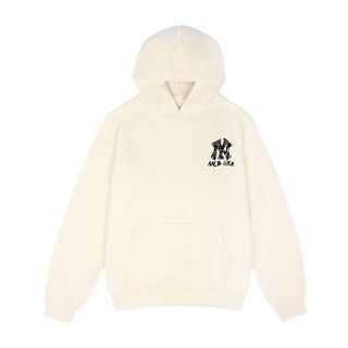 Áo hoodie nam vải nỉ form bigsize 90kg - 130kg in trước sau chữ NY và MLB Like