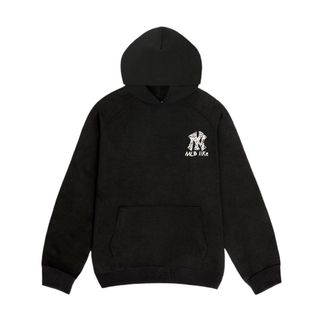 Áo hoodie nam vải nỉ form bigsize 90kg - 130kg in trước sau chữ NY và MLB Like
