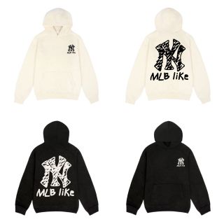 Áo hoodie nam vải nỉ form bigsize 90kg - 130kg in trước sau chữ NY và MLB Like
