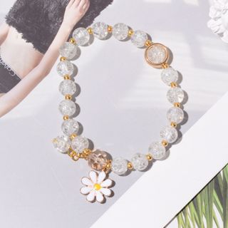Chuỗi vòng đeo tay đá tuyết rất đẹp dễ thương