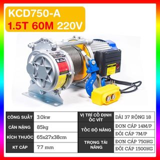 Máy tời mặt đất KCD750-A