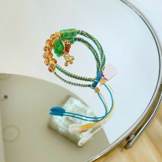 Vòng tay mix đá Phong Thủy Hổ Ly...