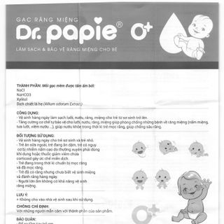 Gạc Răng Miệng Y Tế Dr. Papie