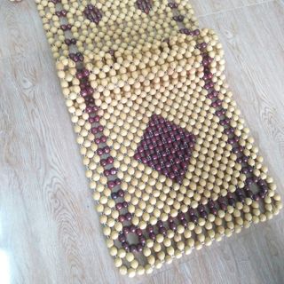 Nệm hạt gỗ lót ghế xe ô tô xe tải (hàng loại 1 hạt 12mm)