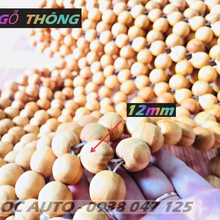 Nệm hạt gỗ lót ghế xe ô tô xe tải (hàng loại 1 hạt 12mm)