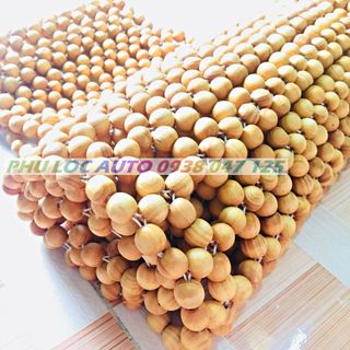 Nệm hạt gỗ lót ghế xe ô tô xe tải (hàng loại 1 hạt 12mm)