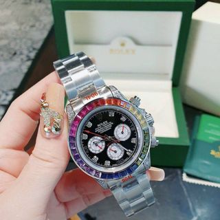 ĐỒNG HỒ ROLLEX CƠ ĐÁ MÀU NAM CAO CẤP HOT