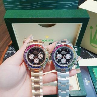 ĐỒNG HỒ ROLLEX CƠ ĐÁ MÀU NAM CAO CẤP HOT
