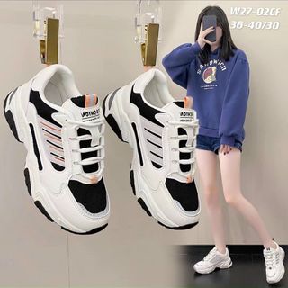 Giày thể thao nữ độn đế năng động W27-02