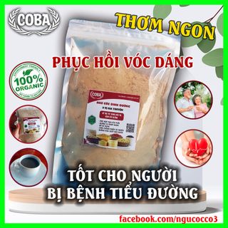 Bột ngũ cốc dinh dưỡng COBA 9 vị gia truyền. Phù hợp cho người tiểu đường, tăng cân, giảm cân, lợi sữa, phụ nữa mang thai và sau sinh giá sỉ