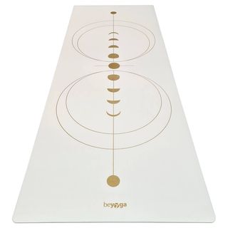 Thảm tập yoga định tuyến vàng kim PU mật độ cao beYoga
