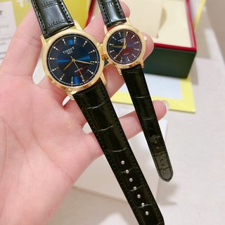 Đồng hồ da tissots cặp nam nữ