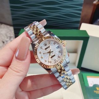 ĐỒNG HỒ ROLLEX MẶT 3D NIỀNG TRƠN CAO CẤP VỀ LẠI