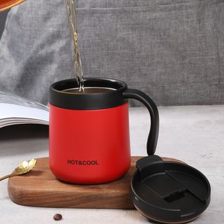 Bình giữ nhiệt 350ml - 500ml cao cấp nóng lạnh Hot&Cool , ly giữ nhiệt inox 304 không gỉ