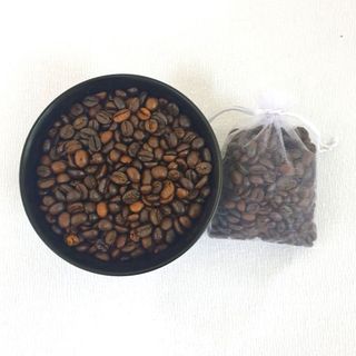 Túi thơm cà phê hạt nguyên chất rang mộc khử mùi ô tô, giày, nhà bếp, phòng làm việc, tăng sự tỉnh táo, tập trung