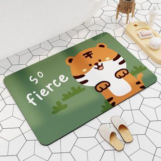 Thảm lau chân hình thú cute 40x60, thảm chùi chân chống trượt cao cấp decor nhà bếp, nhà tắm, phòng ngủ