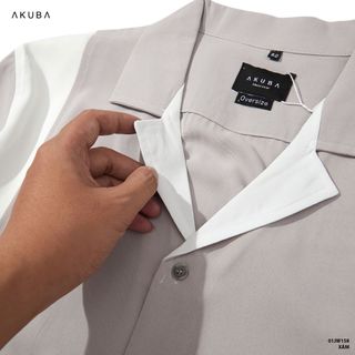 ÁO SƠ MI TAY NGẮN AKUBA 01JW158