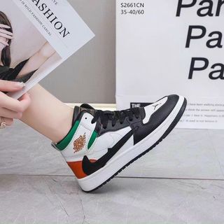 Giày thể thao nam cổ cao chất da mềm phối nhiều màu sắc S2661