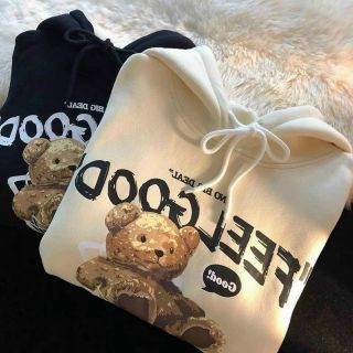 Áo hoodie tay phồng in Andiman thun nỉ form đẹp