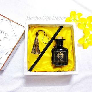 Hộp quà handmade vân đá sang trọng 18x18x7cm kèm túi xách