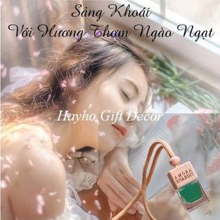 Tinh dầu treo xe ô tô mùi hương cao cấp 10ml, khử mùi ô tô, nước hoa ô tô mini, tinh dầu thơm phòng, treo tủ quần áo