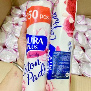Bông tẩy trang Aura gói 150 miếng