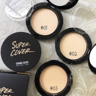 Phấn Phủ Nén Chống Nắng SPF15 Sivanna Colors Super Cover (HF201) Hàng Chính Hãng