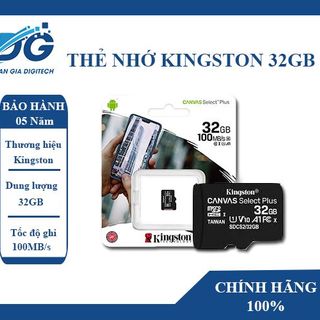 Thẻ nhớ 32GB chính hãng Kingston- Bảo hành 5 năm giá sỉ