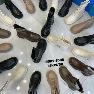 Giày boost nữ chất da mềm đế răng cưa sành điệu