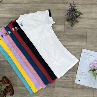 Đồ Thể Thao Áo Nữ Logo Đục Lỗ Lưng Thể Thao Siêu Đẹp Giá Sỉ, Đẹp