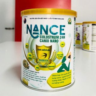 Sữa NANCE Colostrum 24h Canxi Nano giúp bổ sung hàm lượng canxi và xương khớp