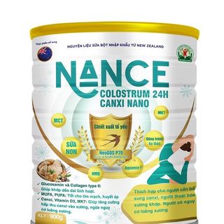 Sữa NANCE Colostrum 24h Canxi Nano giúp bổ sung hàm lượng canxi và xương khớp