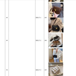Túi đeo chéo trống Dây phối sích đẹp XHBT215