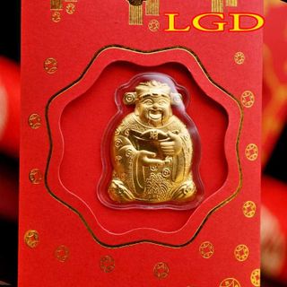 Trao may mắn với bao lì xì thần tài vàng 24k 2023 đài loan