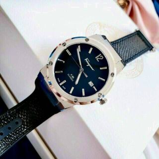 ĐỒNG HỒ FERAGAMO NAM ĐEN SIÊU CẤP