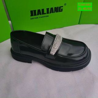 Giày lười nữ chất da mềm êm chânS2665