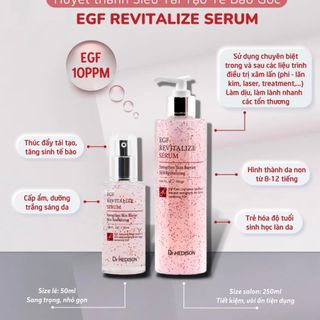 EGF Revitalize Serum - Serum dưỡng tái tạo tế bào gốc EGF DrHEDISON - 50ml giá sỉ